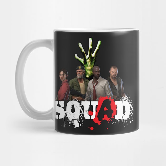 Left 4 Dead Squad (white) by red-leaf